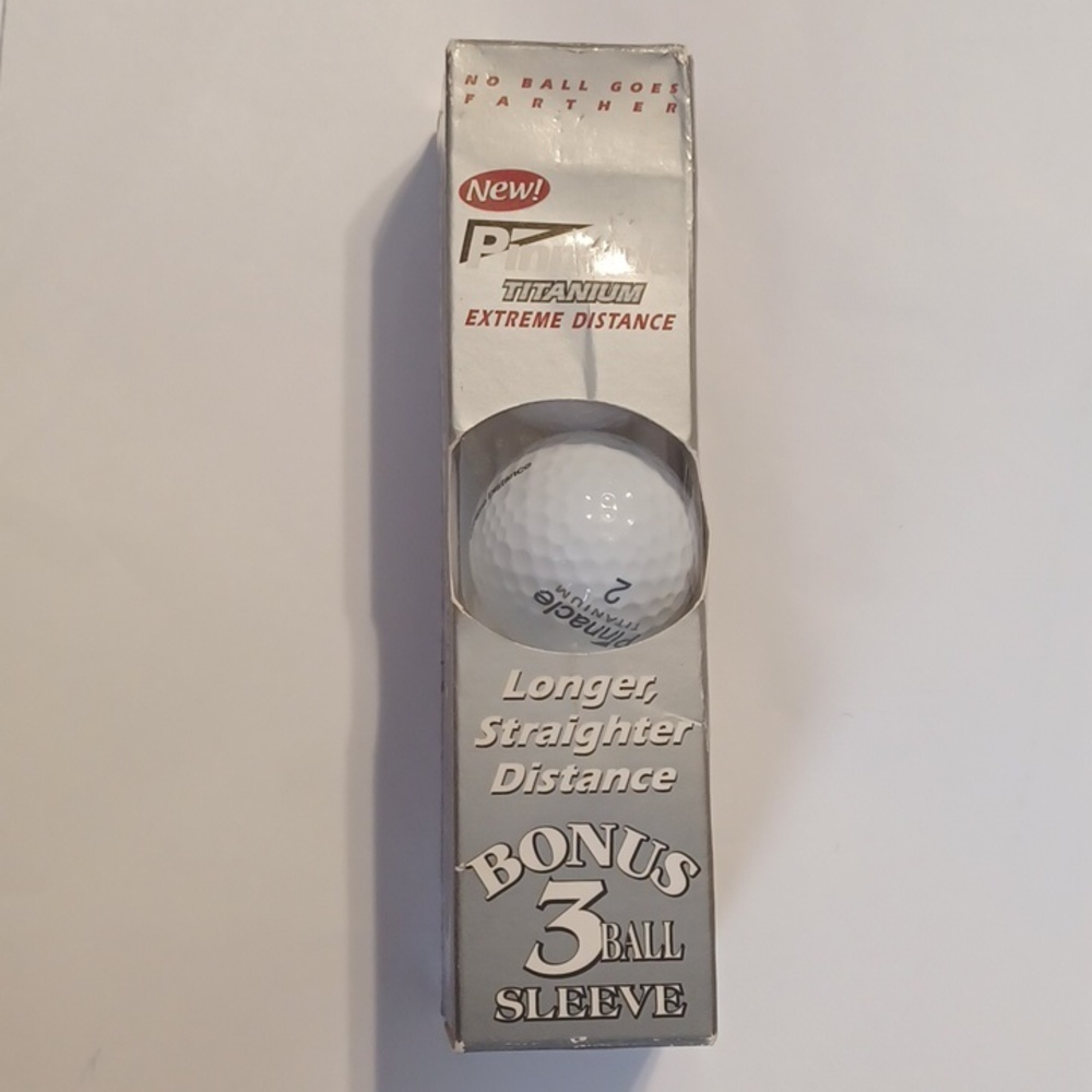 3 Titanium Extreme Distance Golf Balls
